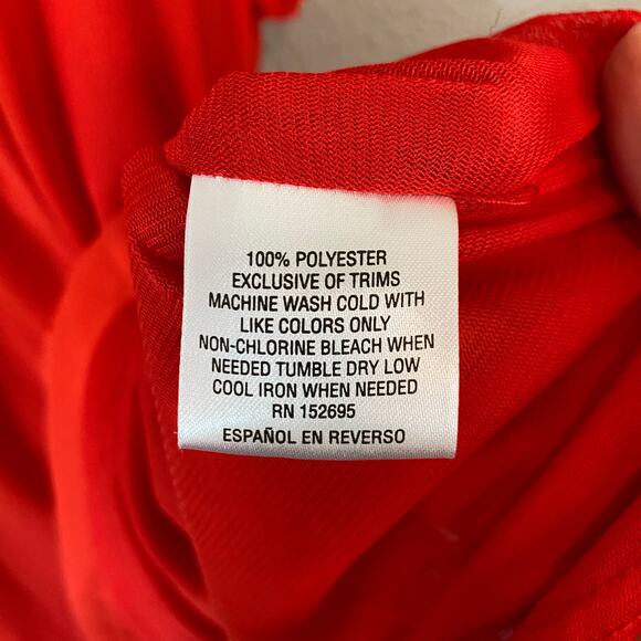 Maison Jules Ruffle Flutter Open Back Cold Shoulder Midi Flowy Womens Dress Med - Picture 6 of 8